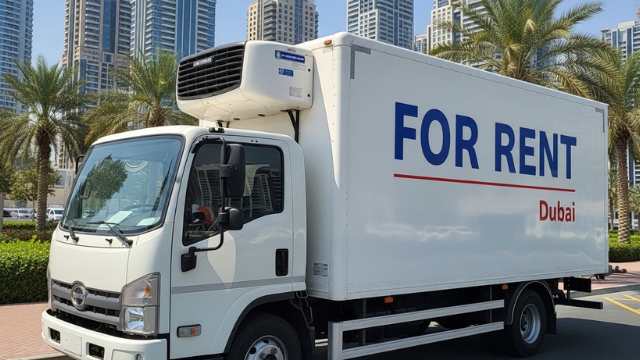 Hiace chiller van for rent in Dubai